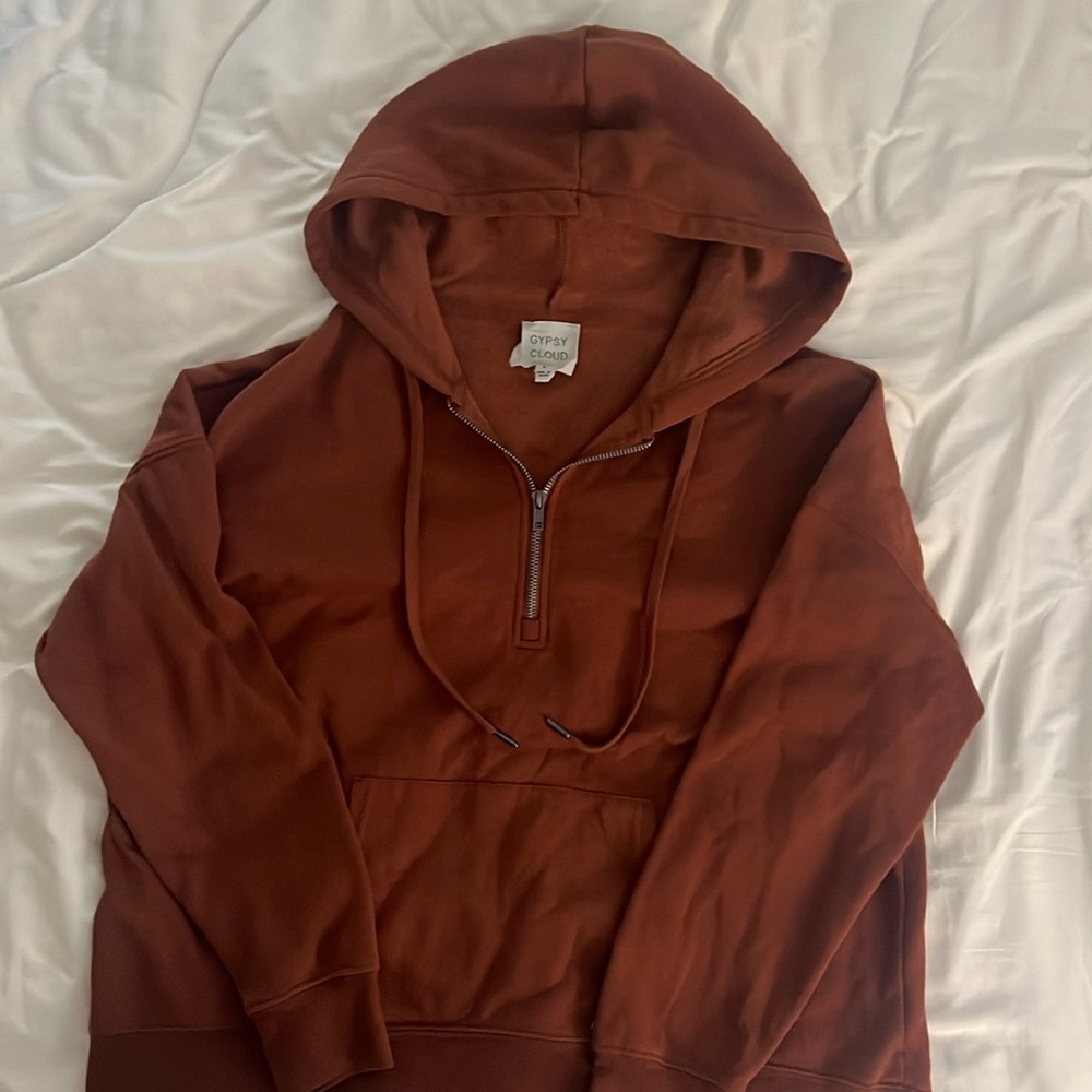 Gypsy Cloud size L quarter zip hoodie